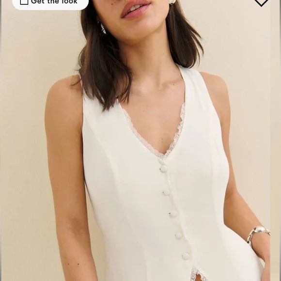 Reformation Skylar Top Gossamer - Picture 4 of 7